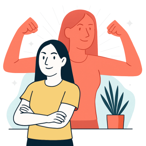 Confident, strong person