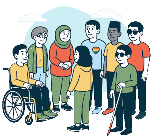 Diverse group of people